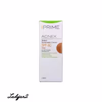 کرم ضدآفتاب رنگی پرایم ( پریم ) مدل Acnex SPF60، مناسب پوست‌های چرب، بژ متوسط حجم 40 میلی‌لیتر