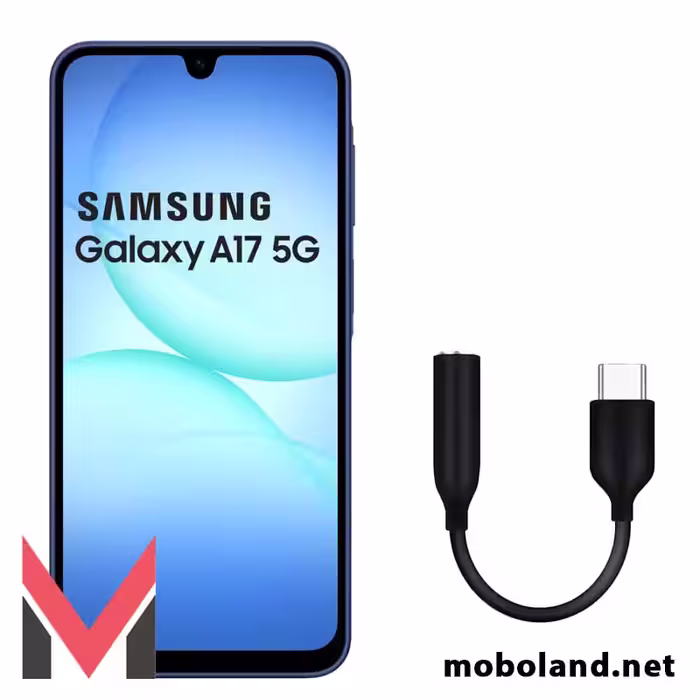 قیمت مبدل تایپ سی به جک صدا سامسونگ Galaxy A17 5G - موبولند