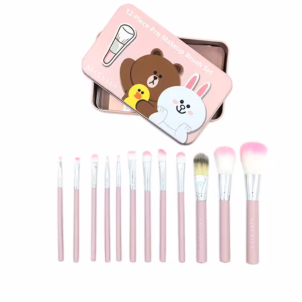 براش 12 تایی جعبه ای میشا (Missha 12-Piece Pro Makeup Brush Set)