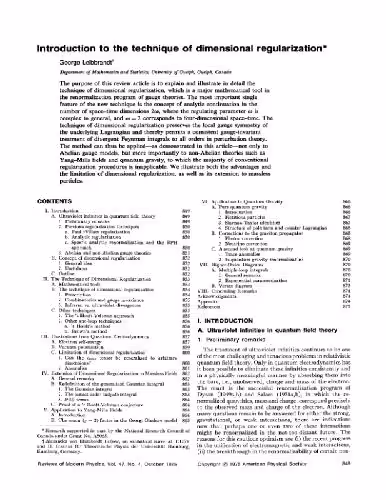 خرید و دانلود نسخه کامل کتاب Introduction to the technique of dimensional regularization