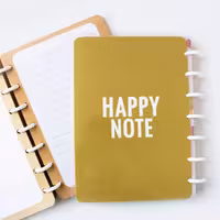 دفتر دکمه ای سدری HAPPY NOTE آبرنگ (ABRANG)