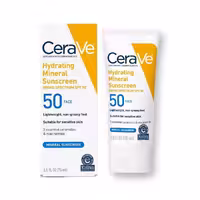 لوسیون ضد آفتاب مینرال spf50 سراوی 75میل