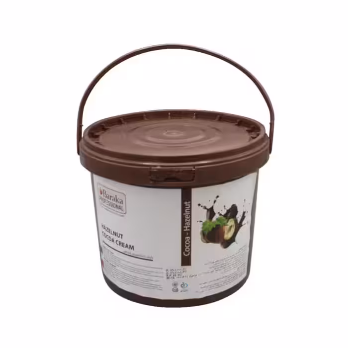 کرم فندق کاکائویی 3 کیلویی باراکا