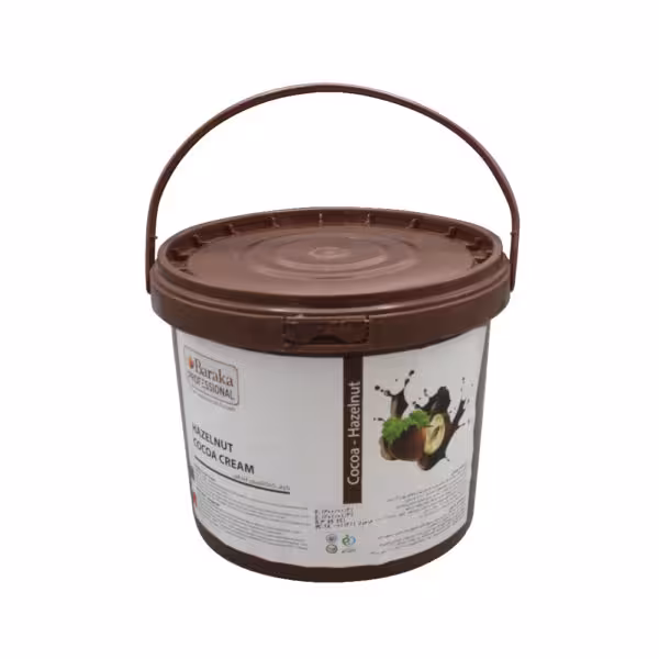 کرم فندق کاکائویی 3 کیلویی باراکا