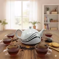 قوری چینی پارس مدل T5-135 ارسال رایگان
