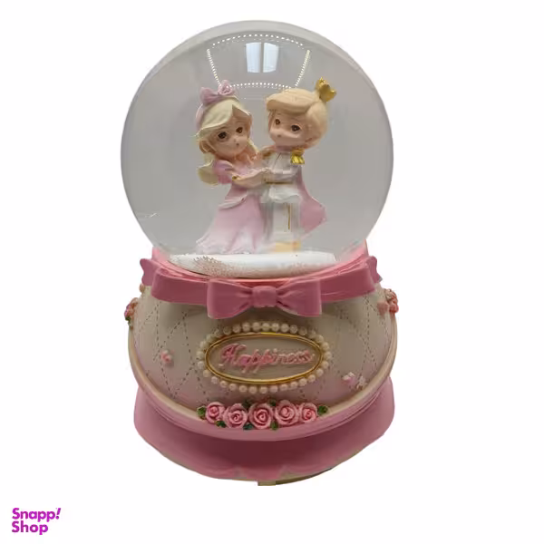 گوی موزیکال مدل پمپی طرح پرنسس خانوم و شاهزاده کد 42