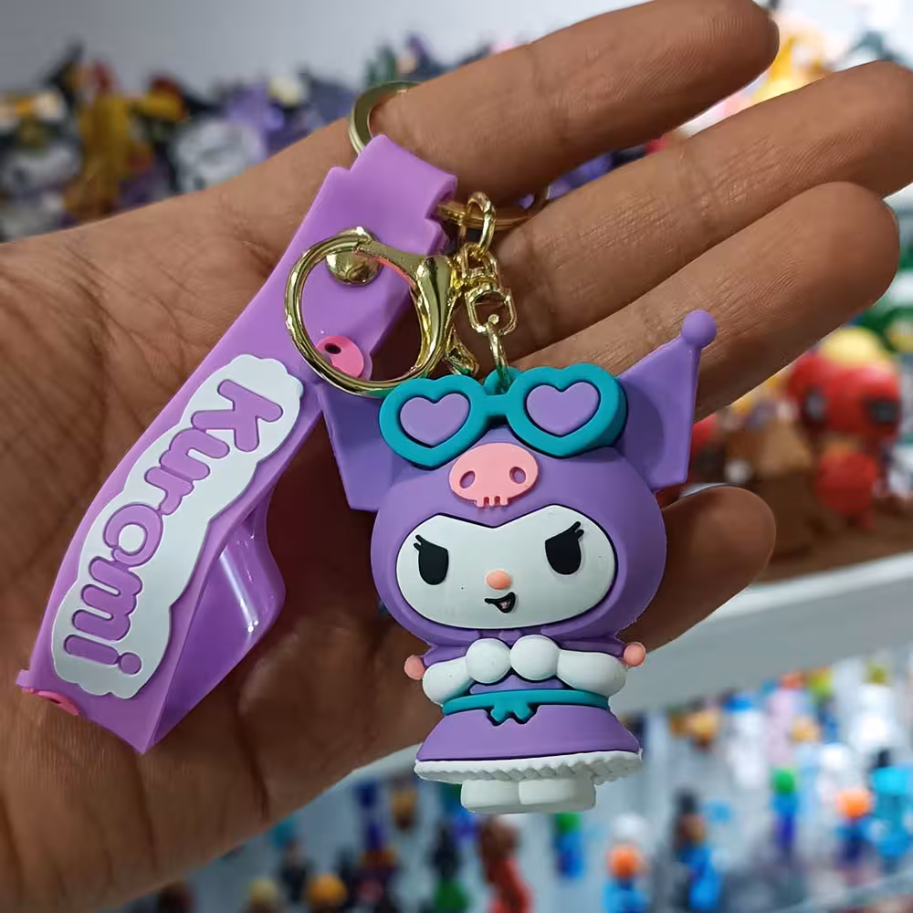 جاکلیدی کرومی عینک قلبی