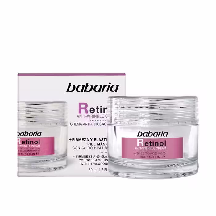 کرم آبرسان صورت باباریاِِ مدل Retinol Anti Wrinkle حجم 50 میل