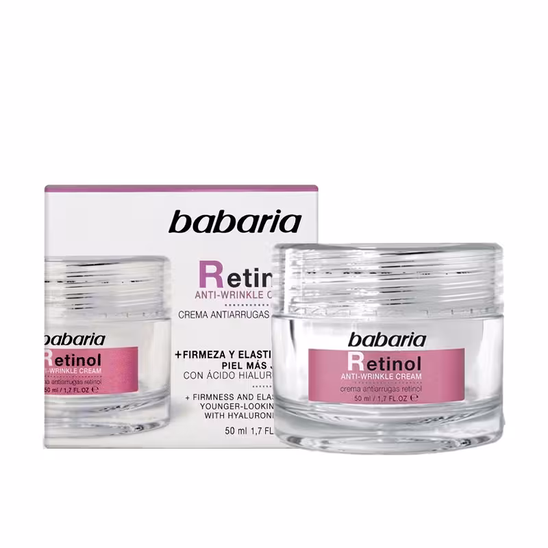 کرم آبرسان صورت باباریاِِ مدل Retinol Anti Wrinkle حجم 50 میل