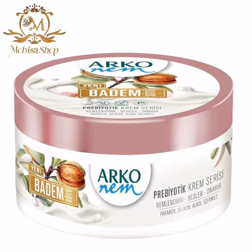 کرم آرکو arko مرطوب کننده شیر بادام 250 میل