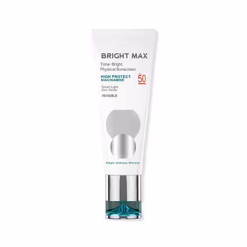 کرم ضدآفتاب فیزیکال بی‌رنگ تن‌برایت برایت مکس 40 میلی‌لیتر Bright Max