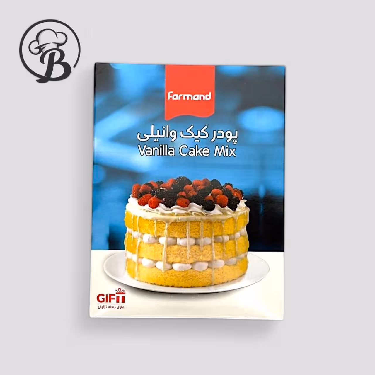 پودر کیک وانیلی فرمند