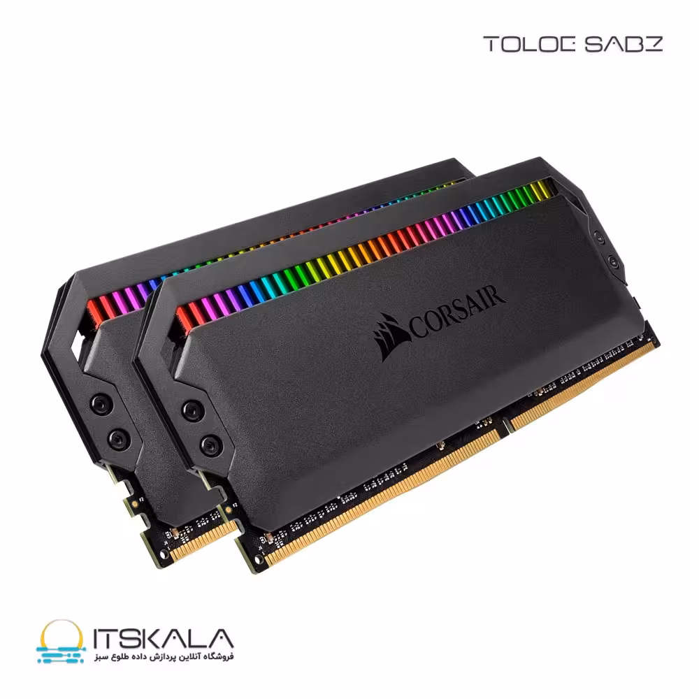 قیمت و خرید رم کرسیر CORSAIR DOMINATOR RGB 32GB (2x16GB) DDR4 DRAM 5200MHz CL38 | ITSKALA