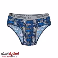 شورت اسلیپ مردانه سیلکا مدل Blue-Cheetah کد 2001