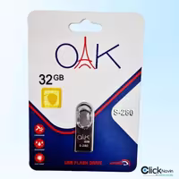 فلش مموری OAK مدل S-280، ظرفیت 32 گیگابایت، گارانتی مادام العمر