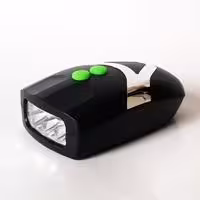 چراغ جلوی دوچرخه همراه با زنگ الکترونیکی