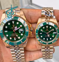 خرید ست ساعت زنانه و مردانه رولکس ساب مارینر کیفیت عالی رنگ ثابت کد 1924206 - ردگل