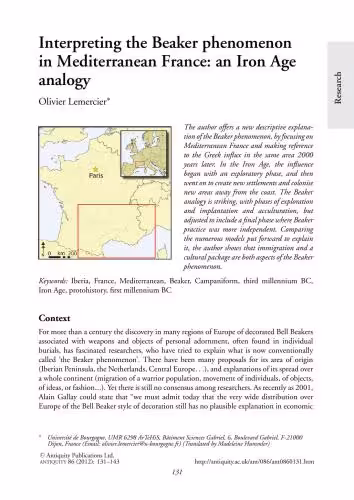 خرید و دانلود نسخه کامل کتاب Interpreting the Beaker phenomenon in Mediterranean France: an Iron Age analogy