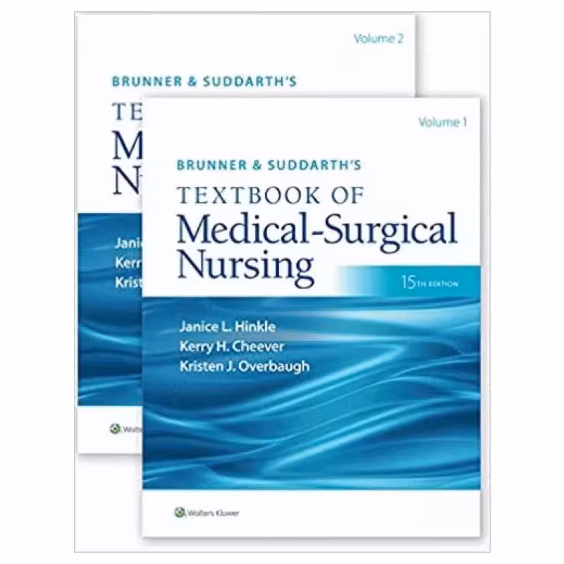 Brunner & Suddarth’s Textbook of Medical-Surgical Nursing | کتاب زبان اصلی پرستاری داخلی جراحی برونر و سودارث 2022