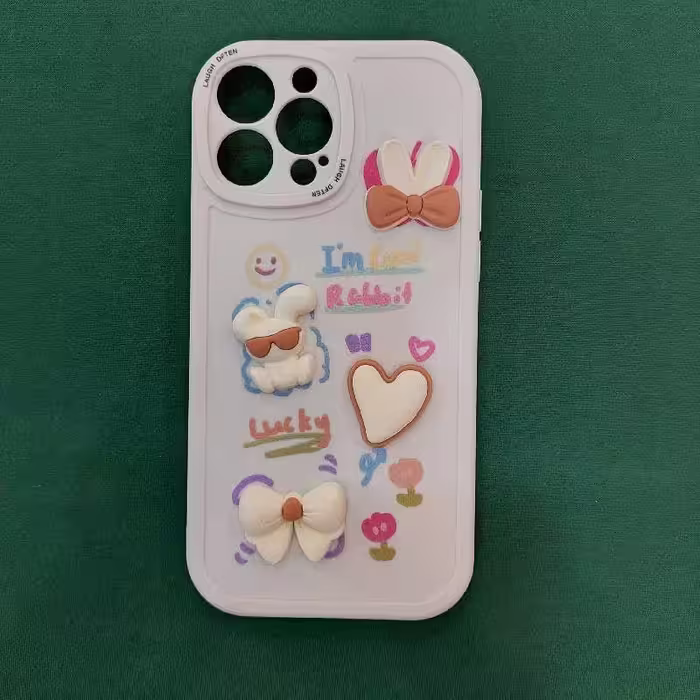 قاب فانتزی خرگوش سفید آیفون 7plus_8plus
