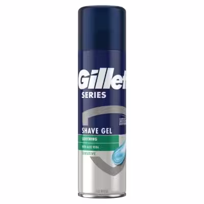 ژل اصلاح ژیلت Gillette مدل SOOTHING پوست حساس ظرفیت 200 میلی لیتر