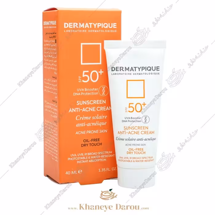 ضد آفتاب بی رنگ فاقد چربی درماتیپیک SPF50