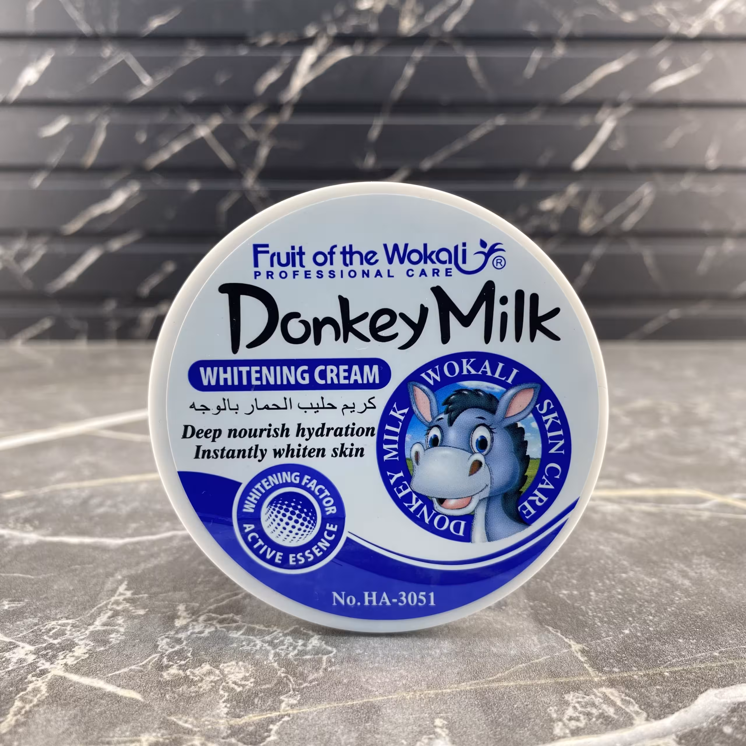 کرم روشن کننده پوست شیر الاغ ووکالی Wokali مدل Donkey Milk حجم 115 گرم