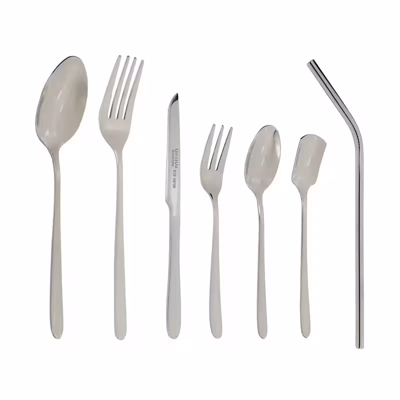 سرویس قاشق و چنگال 7 پارچه یونیک مدل دونا