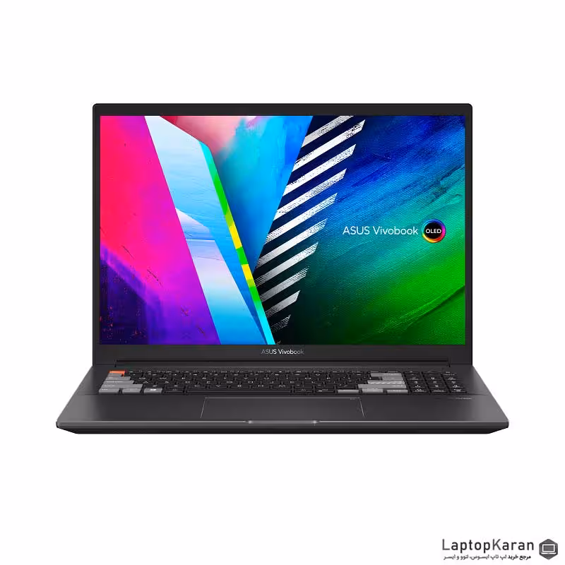 لپ تاپ 16 اینچی ایسوس مدل M7600QE 4k OLED پردازنده R5(5600H) رم 16GB حافظه 512GB SSD گرافیک 4GB 3050TI - لپتاپ کاران