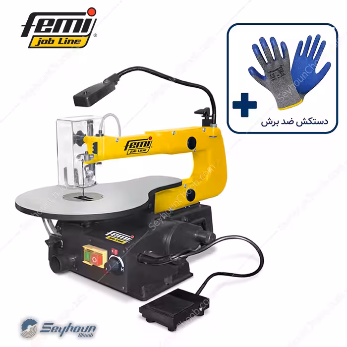 دستگاه اره‌مویی برقی و فرز انگشتی فمی 125 وات مدل 8492020 - Femi SS 40-562