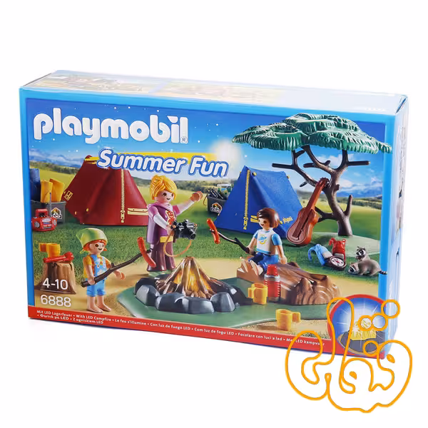 camp site with LED fire 6888