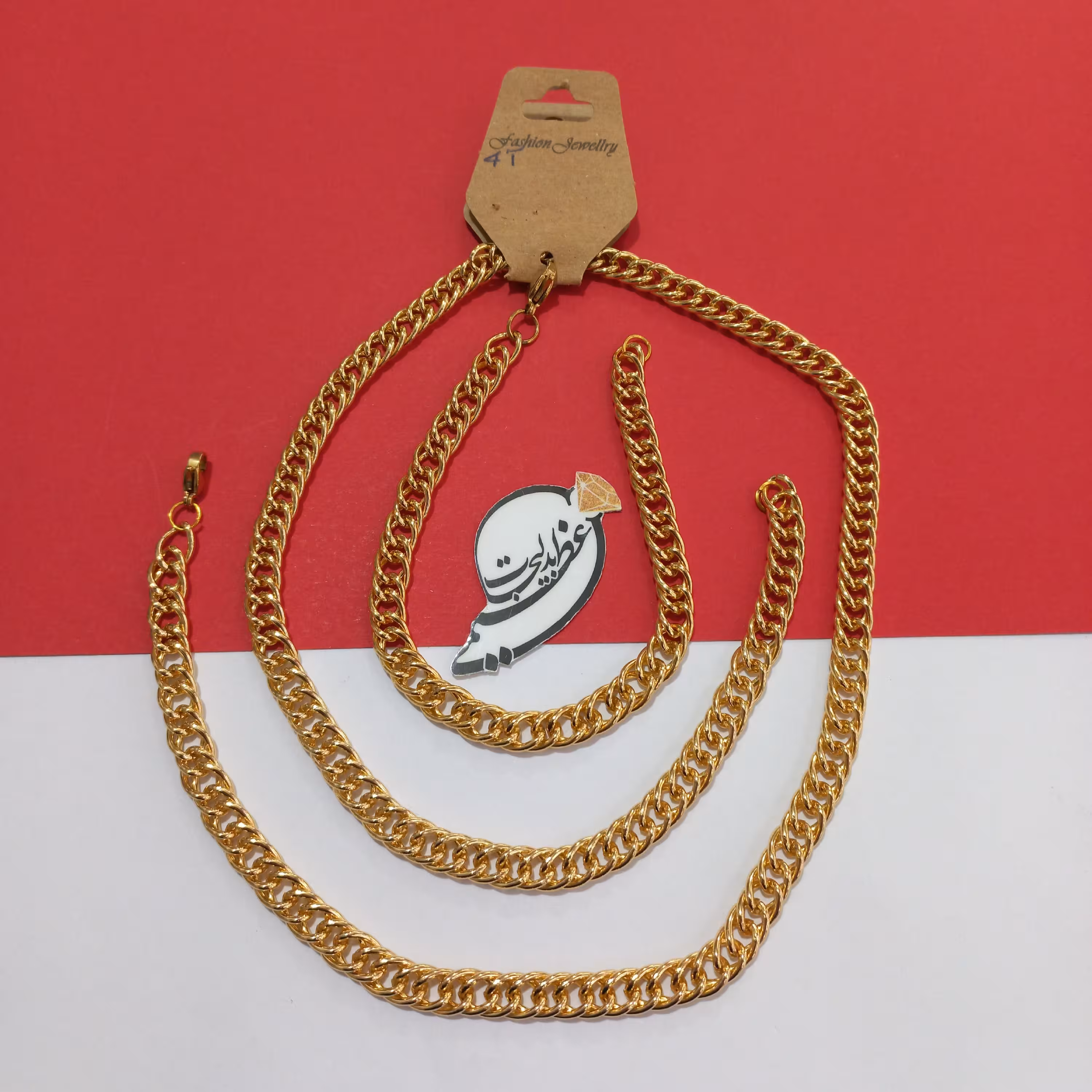 نیم ست کارتیه (کارتیر) بسیار زیبا از جنس آلومینیوم رنگ ثابت کدآ4