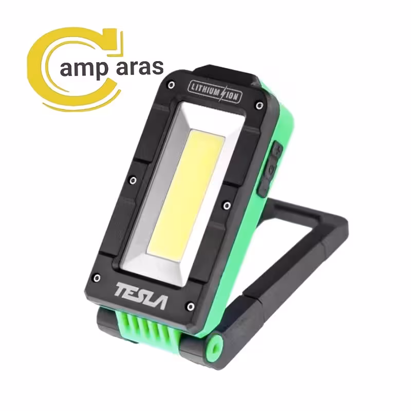 چراغ شارژی چندکاره تسلا Tesla W554 COB LED آهنربایی - کمپ آراس