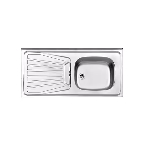 سینک روکار استیل البرز مدل البرز 165/50