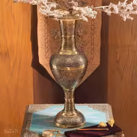 گلدان برنجی آنتیک