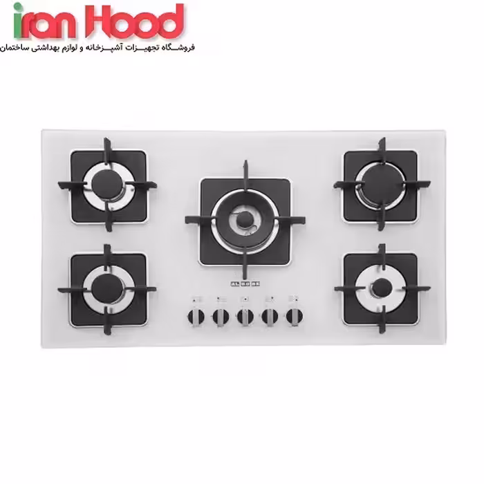 گاز صفحه ای استیل البرز مدل G5910 سفید