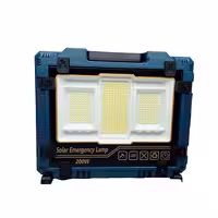 پروژکتور کمپی شارژی خورشیدی 200 وات مدل W8121-1