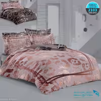 سرویس روتختی طرح نیلچر برند Turkaz کد 2103 دو نفره