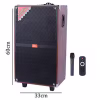 اسپیکر چمدانی بلوتوثی سینگ ای مدل ZQS9802 به همراه میکروفون و ریموت کنترل