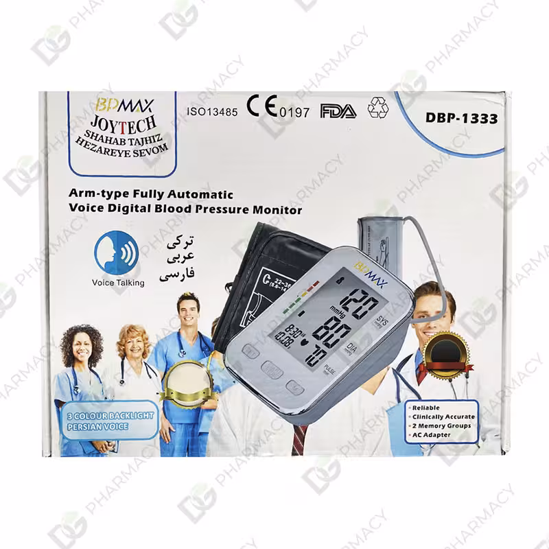 فشارسنج دیجیتال بی پی مکس مدل DBP-1333 دیجی فارماسی
