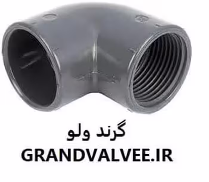 زانو 90 درجه  32*1 اینچ یکسر دنده  UPVC