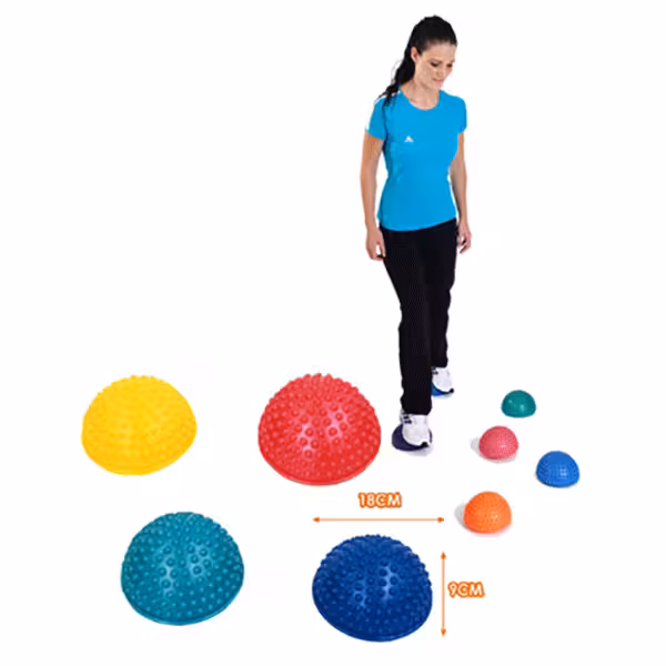 نیم توپک تعادلی جفتی روگ |تقویت تعادل و هماهنگی عضلات