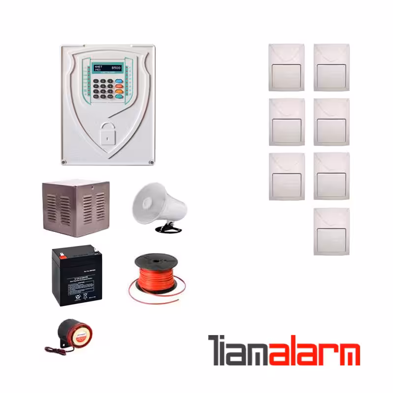 پکیج دزدگیر اماکن باسیم مدل فورنت سیم کارتی و تلفنیB500F7