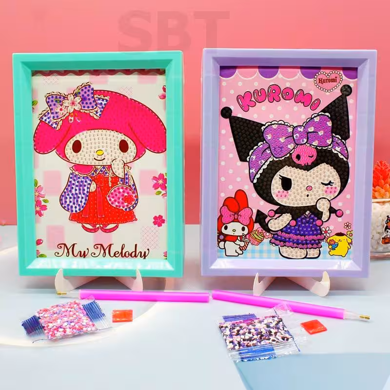 نقاشی الماسی کرومی قاب دار