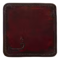 زیر لیوانی مدل حروف م  ف چرم طبیعی | کالا مکس