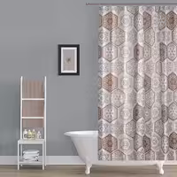 پرده حمام دلفین کد TOR-2345 سایز 200×180 سانتی متر | کالا مکس