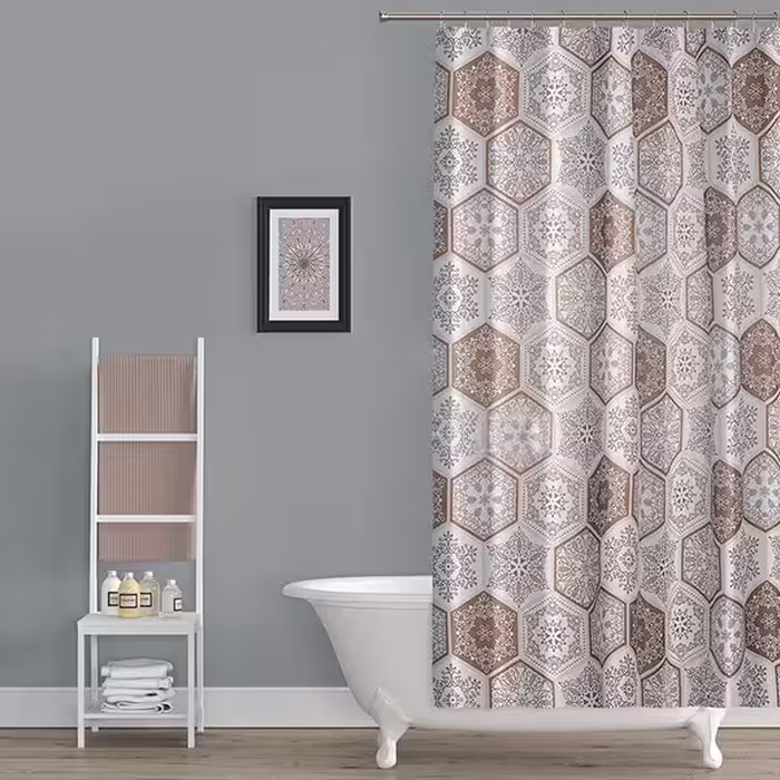 پرده حمام دلفین کد TOR-2345 سایز 200×180 سانتی متر | کالا مکس