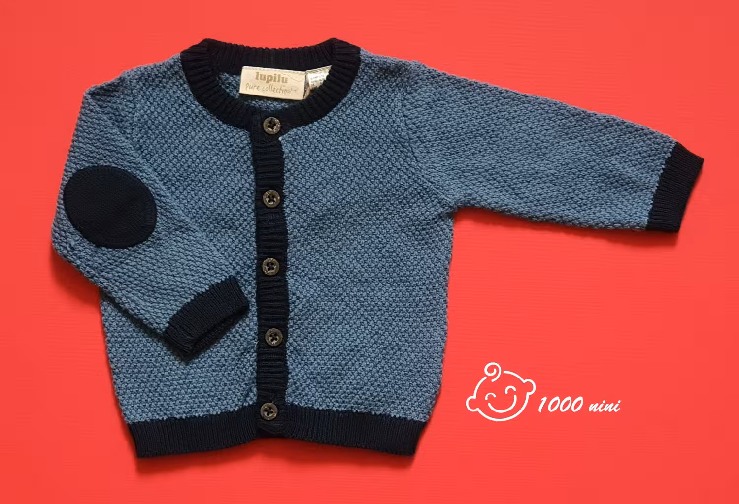 سویشرت بافت پسرانه سرمه ای لوپیلو