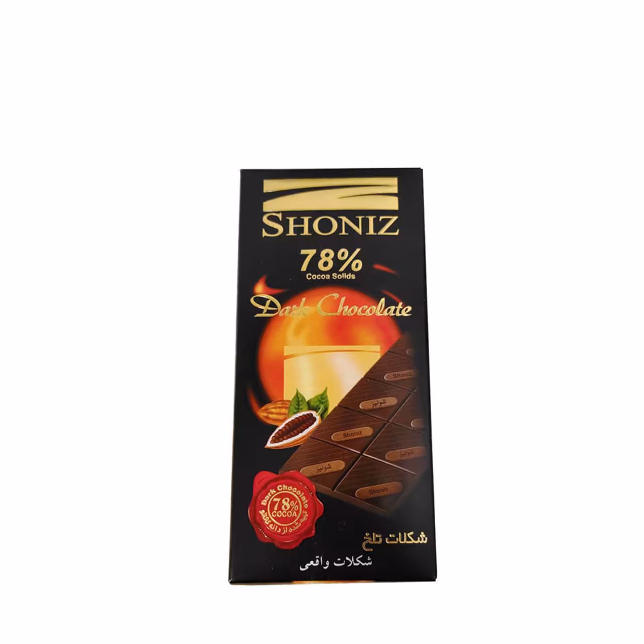 شکلات تلخ 78 درصد شونیز 100 گرمی