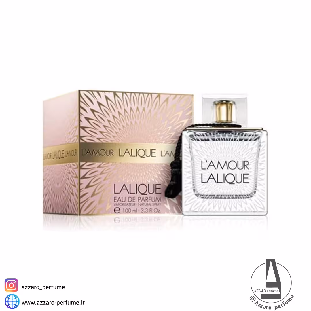 ادکلن زنانه لالیک لامور (له آمور) LALIQUE - L'Amour حجم 100 میل